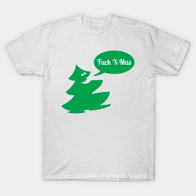 Christmas: Fuck X-Mas T-Shirt by nektarinchen